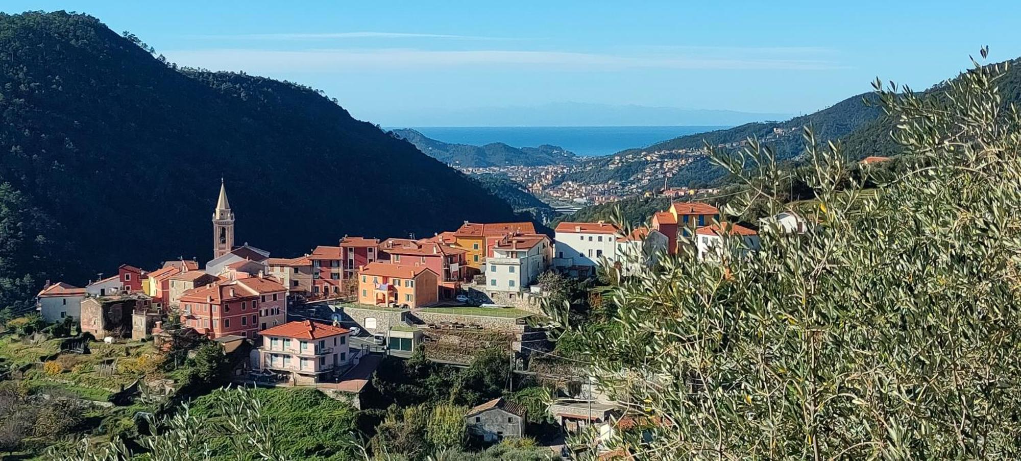 Camera Tra Le Cinque Terre, Camogli E Portofino. Vista Valle E Scorcio Mare All'Orizzonte Castiglione Chiavarese Exteriör bild